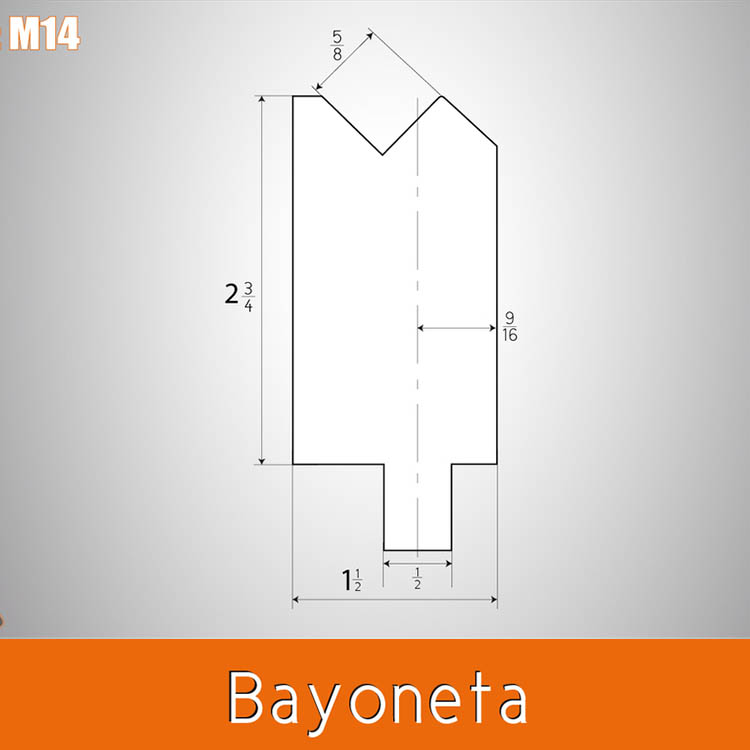 Dado para bayoneta