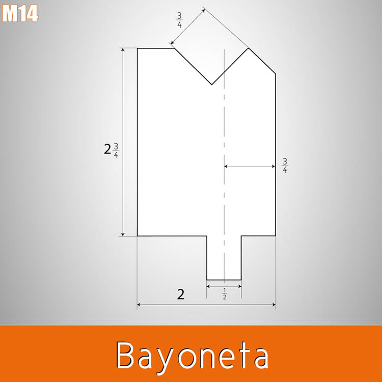 Dado para bayoneta