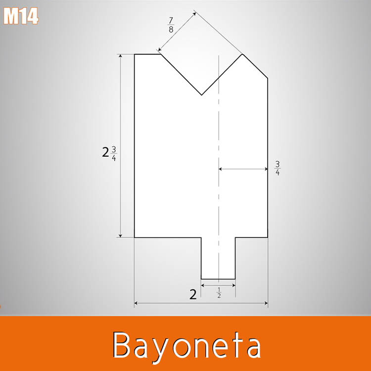 Dado para bayoneta