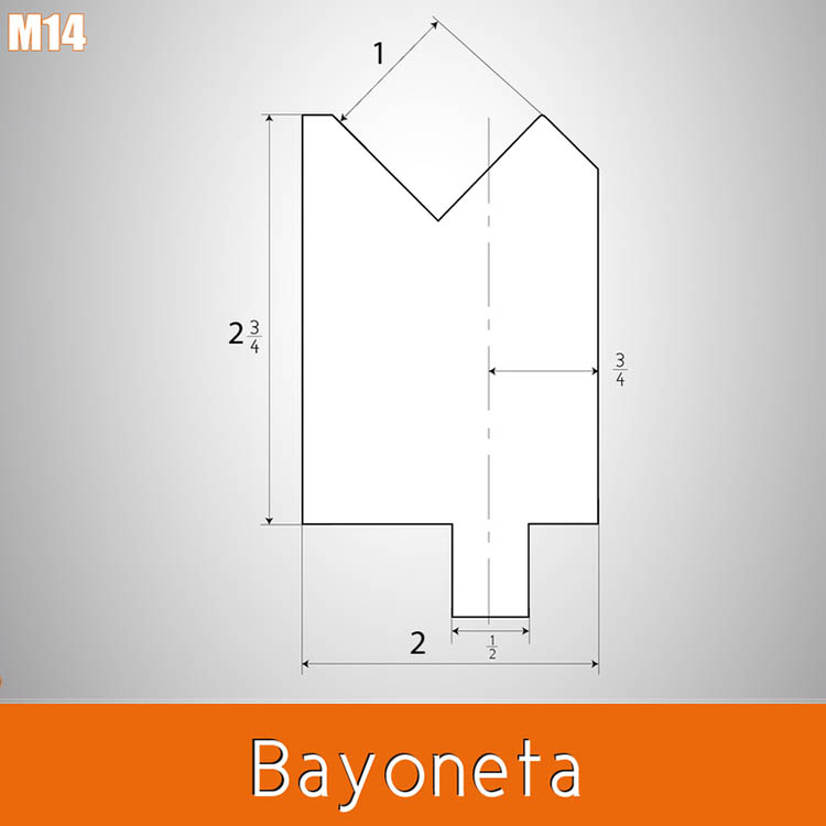 Dado para bayoneta