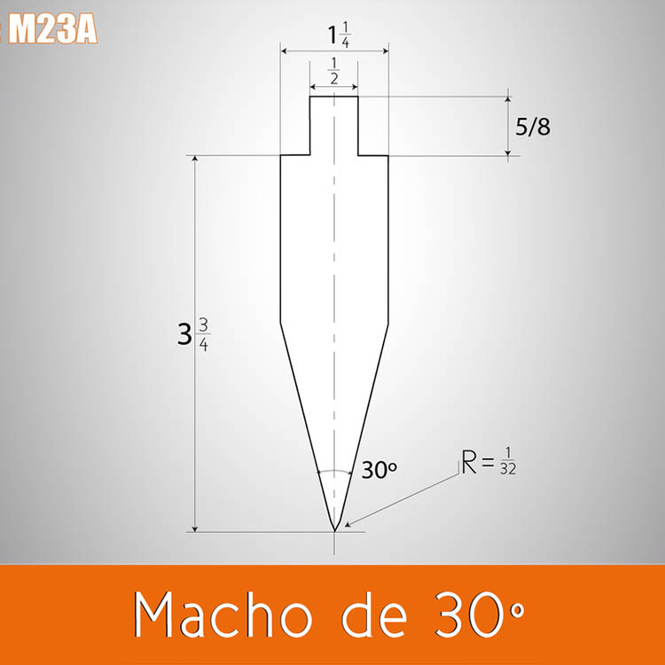 Dado macho 30