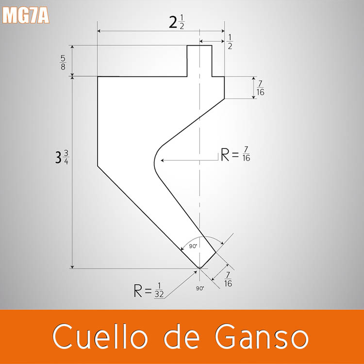 Dado cuello de ganso