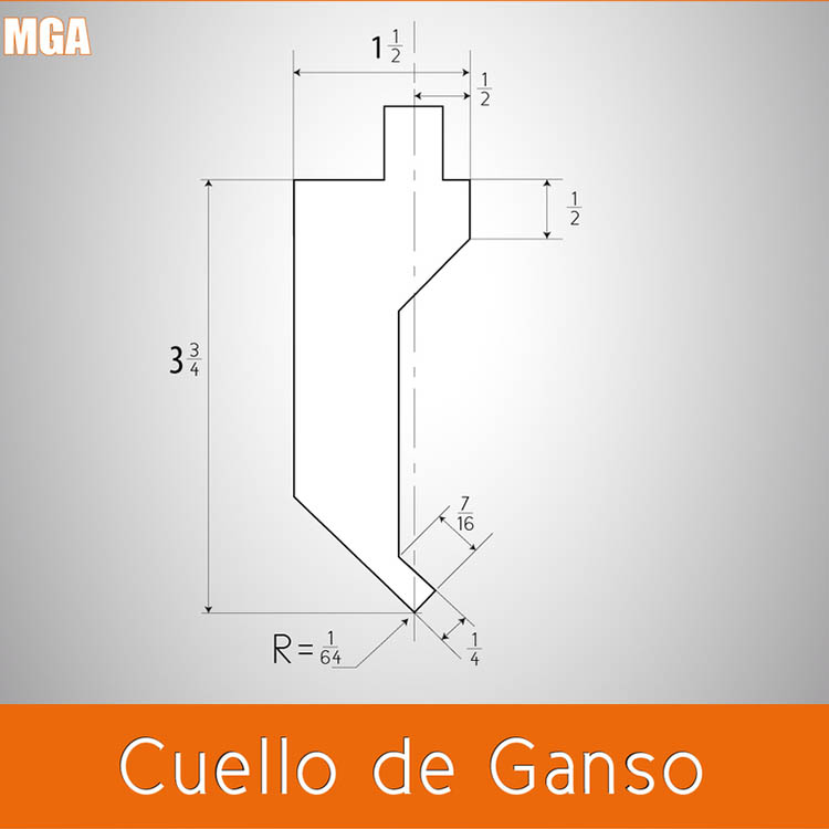 cuello de ganso
