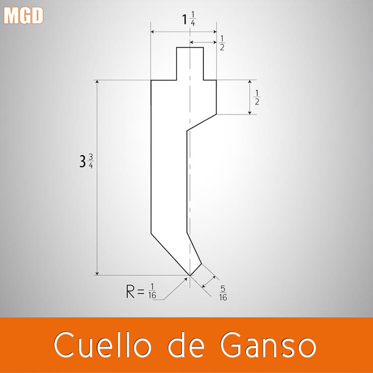 cuello de ganso