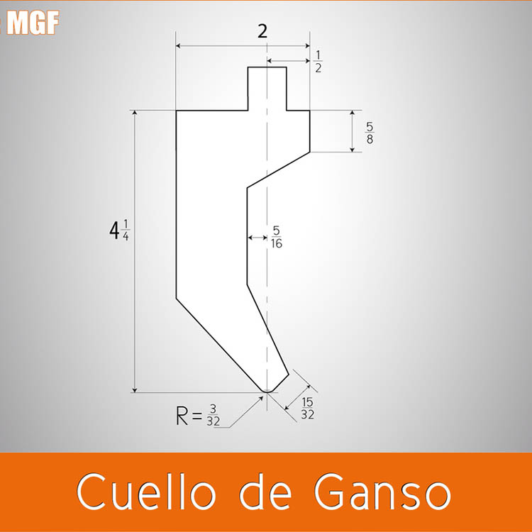 cuello de ganso